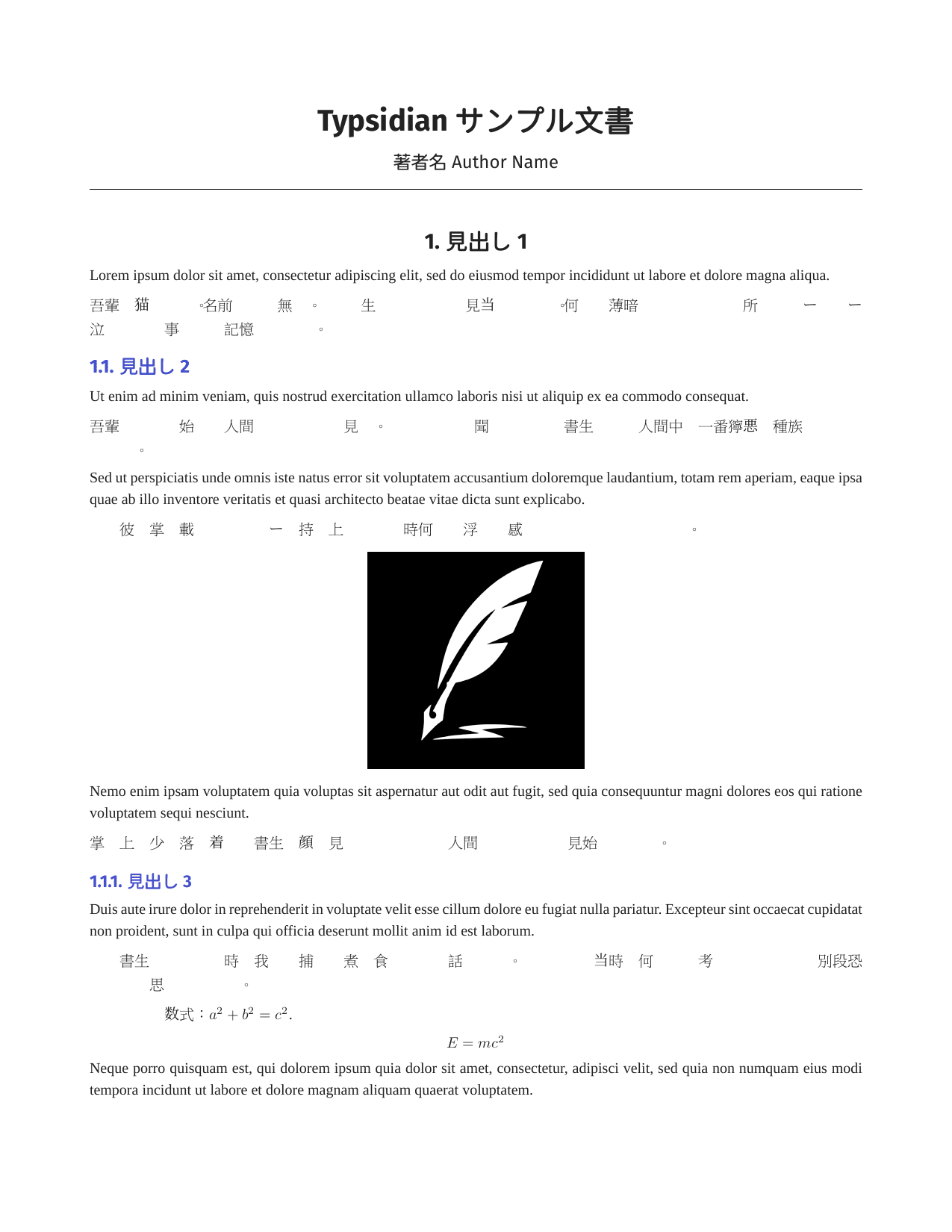 Typsidian template preview