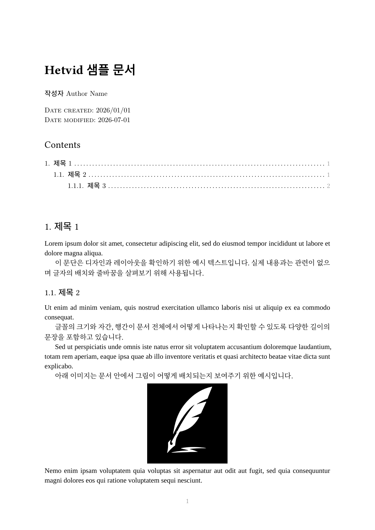 Hetvid template preview